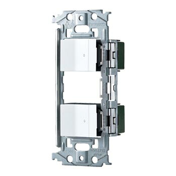 【WNSS51595W】パナソニック SO-STYLE（ソー スタイル）デザイン配線器具 埋込スイッチセット(ほたるスイッチC×2) マットホワイト