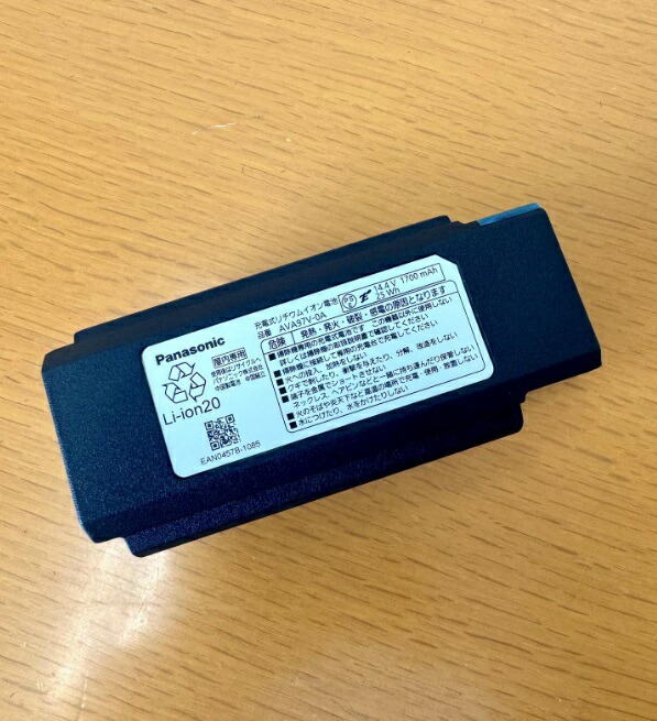 楽天市場】パナソニック AVA97V-1A 充電式リチウムイオン電池