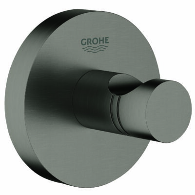 GROHE[グローエ] アクセサリー 【40364AL1J】 ローブフック（ブラッシュドハードグラファイト） エッセンシャル