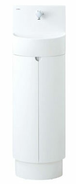 楽天市場 Inax イナックス Lixil リクシル L D3sche Waa Waa コンパクト手洗いキャビネット 狭いトイレ にもokのすっきりおしゃれな手洗いキャビネットです 一般地 寒冷地共通 手すり 介護用 換気扇の激安ショップ プロペラ君