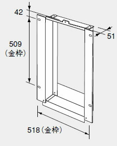 0702466 ノーリツ 給湯器 関連部材 扉内設置ケース 扉内ケースTC-20【純正品】