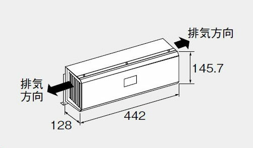 S42 NORITZ 側方排気カバーS42【純正品】