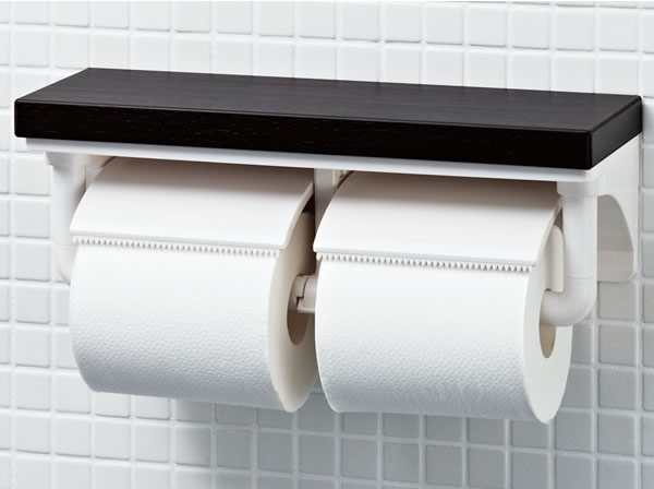 楽天市場】INAX/イナックス/LIXIL/リクシル【CF-AA64KUT】 棚付2連紙巻