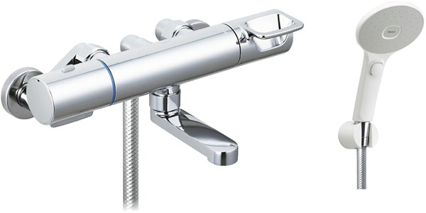【BF-KA147TNSJM】 INAX LIXIL サーモスタット付シャワー二階建てバス水栓(冷ややかさ地) 水栓金具 サーモスタット付練り合わせる水栓 クロマーレＳ イナックス リクシル【完全無欠品】