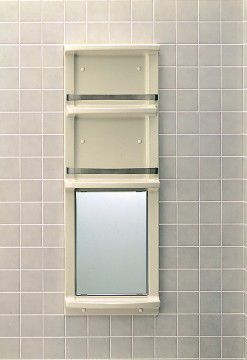 LIXIL INAX 浴室収納棚 浴室用品 YR-412G/L52 つ157 YR-412G/L52 浴室収納棚 INAX(LIXIL) ミスティオフホワイト色