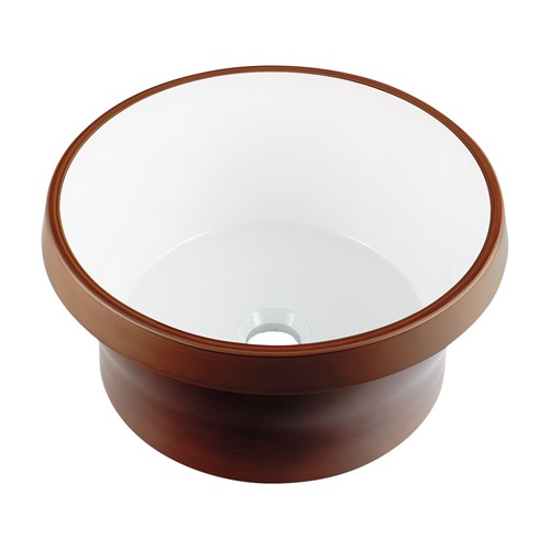 カクダイ【493-264-DW】丸型手洗器//ココナッツ おしゃれ 飲食店などにおすすめです！｜換気扇の激安ショップ プロペラ君