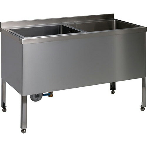 カクダイ シンク一体型差し油落とし穴 (セパレップ・2槽式) #MK-SP302W1200【純然たる品】