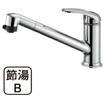 三栄水栓 SANEI シングルワンホールスプレー混合栓 K87101JK-13 K87101JK13【純正品】｜換気扇の激安ショップ プロペラ君