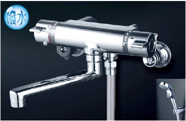 KVK 【KF800TR2S2HS】 サーモスタット式シャワー　撥水　240mmパイプ【純正品】