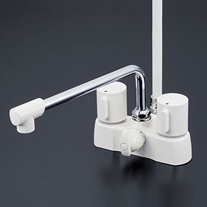 KVK 浴室 KF2008ZG3 寒冷地用 デッキ形2ハンドルシャワー【純正品】