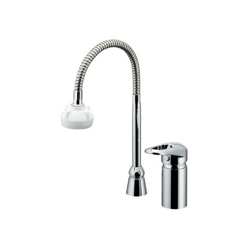 カクダイ KAKUDAI シングル生き胆練りあわせる栓 (シャワーつき) 185-514K 水栓金具・器【完全無欠品】