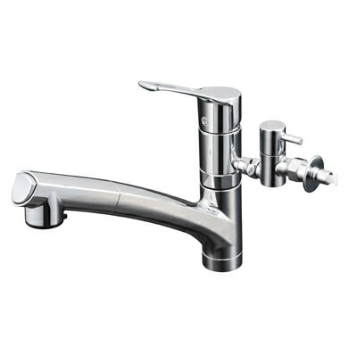KVK 流し台用シングルレバー式シャワー付混合栓 KM5021ZTTU KM5021TTU series 給水・給湯接続/シングルレバー混合栓 KM5021ZTTU【純正品】