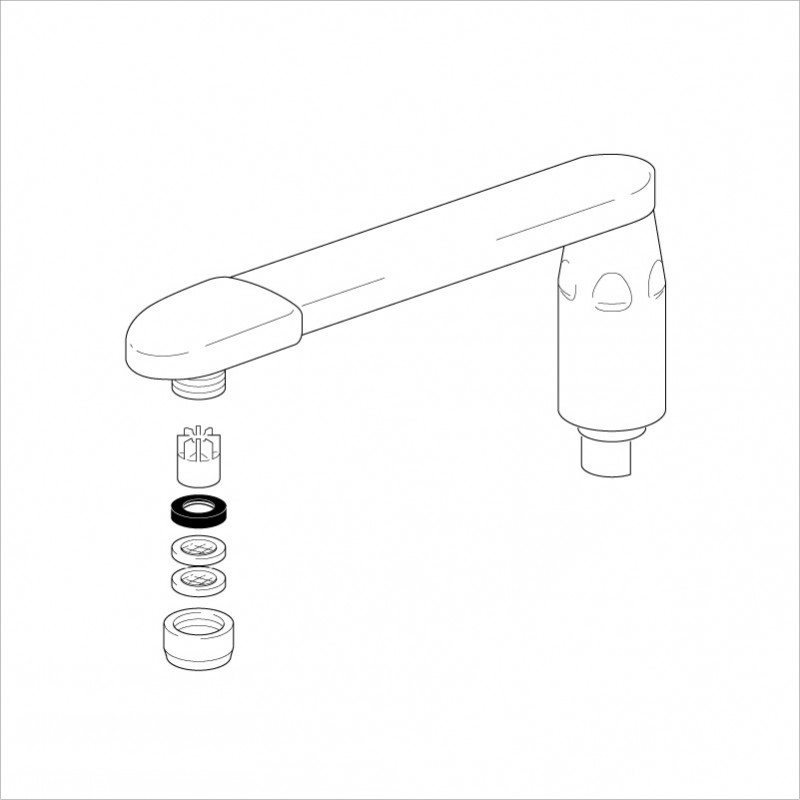 KVK KPP436/800 旧MYMパイプ180mm 旧MYM補修部品 パイプ関連 【純正品】｜換気扇の激安ショップ プロペラ君 10,265円