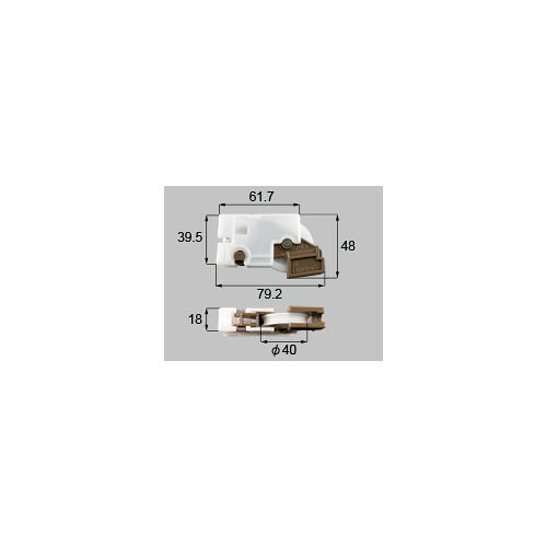 トステム 【建築業者様限定】bzt39 戸車（φ４０／テラス用） 窓（サッシ）部品 LIXIL リクシル 【純正品】
