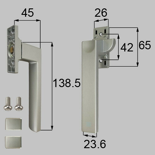 トステム netbl00007 開きハンドル（左用） 窓（サッシ）部品 LIXIL リクシル 【純正品】｜換気扇の激安ショップ プロペラ君