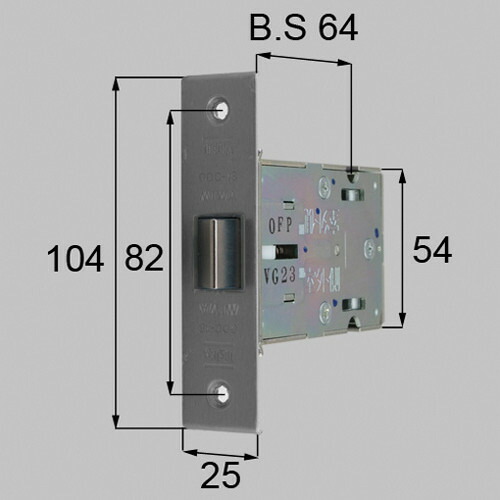 トステム qdc18a ラッチ箱錠 玄関ドア部品 LIXIL リクシル 【純正品】
