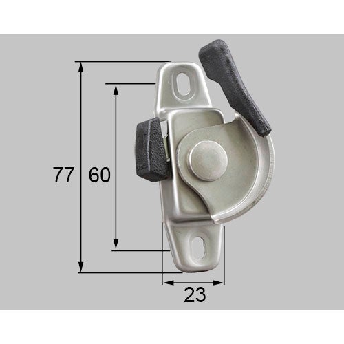 LIXIL・新日軽 【SVQ119S01】 クレセント（鍵を掛ける付） Ｌ 窓（窓枠）部分品(鍵・錠) [SVQ119S01] 【完全無欠品】