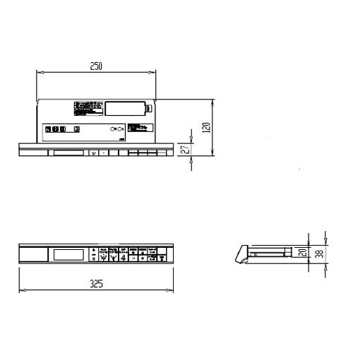 リクシル・イナックス【354-1563-CF】 LIXIL・INAX インテリアリモコンキット 室内用便器部分品 [354-1563*] LIXIL INAX【完全無欠品】