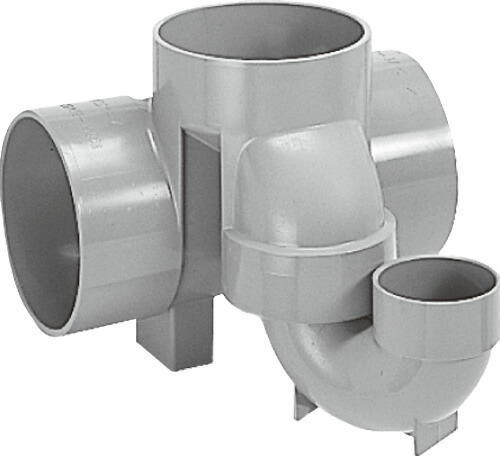 下水道関連製品 ビニマス M 125-150シリーズ トラップ (UT) M-UT右125X100S-150 Mコード:41340 前澤化成工業【純正品】