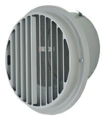 AT-150BWSTDU4-BL メルコエアテック 外壁用 (ステンレス製) ベントキャップ (左右両吹き・上偏芯) |縦ギャラリ・網 AT150BWSTDU4BL【純正品】