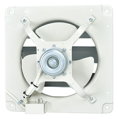 三菱電機 換気扇 高静圧形工業用換気扇 羽根径25ｃｍ 【E-25S5】風圧式シャッターEXエクストラファン換気型　単相100V 2芯平形ビニルコード（差込プラグ付）（有効長約0.8m） [本体]工業用換気扇 シャッター付 工場、作業場、倉庫用【純正品】｜換気扇の激安ショップ プロペラ君
