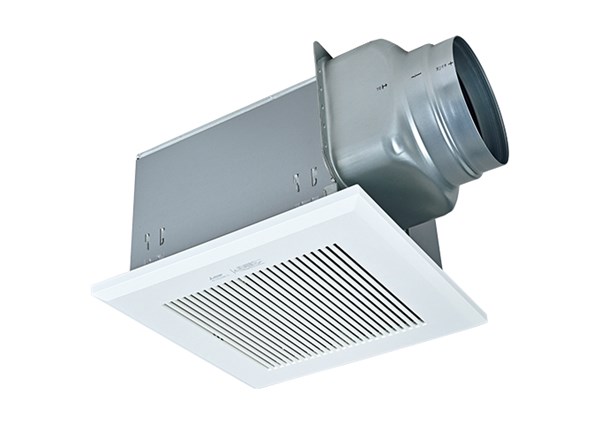 三菱【VD-18ZAGVR7-C】 換気扇 ダクト用換気扇 天井埋込形 接続パイプΦ150mm 埋込寸法280mm角 居間・事務所・店舗用 24時間換気機能付 CO2センサー付 定風量タイプ VD-18ZAGVR6-Cの後継品 ダクト換気扇 【純正品】|換気扇の激安ショップ プロペラ君