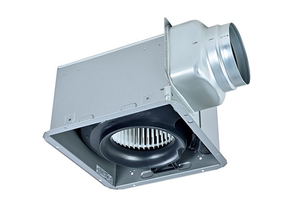 三菱【VD-20ZLXP14-IN】 換気扇 ダクト用換気扇 天井埋込形 接続パイプΦ150mm 埋込寸法315mm角 居間・事務所・店舗用 24時間換気機能付 グリル別売 低騒音形 VD-20ZLXP13-INの後継品 ダクト換気扇 【純正品】