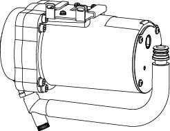 INAX イナックス LIXIL リクシル 室内用便器 シャワー室内用便器用属する部分品 水圧価値づける治具 CWA-217A 低流出圧対応ブースター (後付用) 【純然たる品】