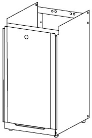 ノーリツ [NORITZ] 据置台 D64 ガス給湯器 関連部材 品コード: [0707898]【純正品】