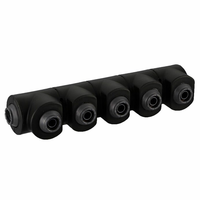 オンダ製造所 ONDA 【WHSU1-AE06】 回転させるヘッダー・ウレタン保温材付 13A（PEX・PB）×6口 ダブル鍵を掛ける合わせ目 取り持ち役ポリエチレン管 繋ぎ合わせる
