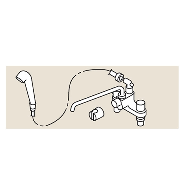 リンナイ ホールインワンかかわり合い部材 HL-SS-MKS シャワー金具MKS (24-5069) HLSSMKS 給湯器【完全無欠品】
