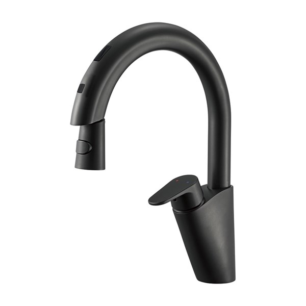 【受注生み出すこと品】 三栄水栓【EK870AEK-MDP】シングル雑ぜ合わせる栓（検出器式） 引っ敷き黒いこと  冷ややかさ地用  雑ぜ合わせる水栓 【純然たる品】