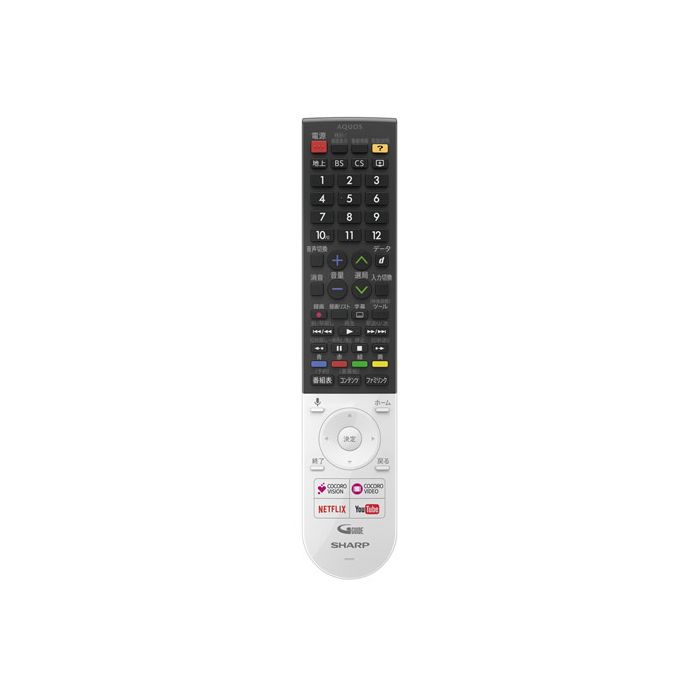 シャープ[SHARP] シャープ 液晶テレビ用 リモコン （010 638 0533） 【0106380533】【純正品】