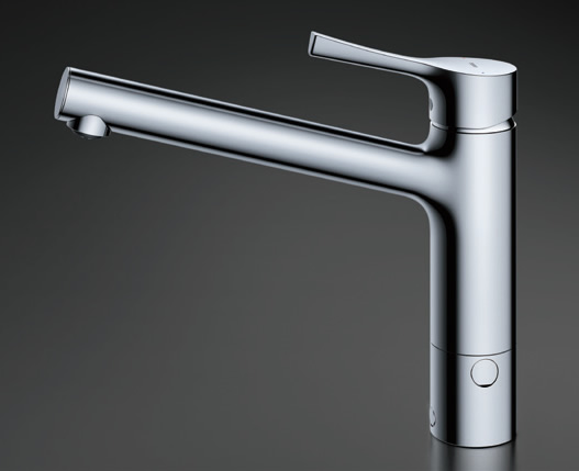 TOTO キッチン用水栓金具 TKS05309J シングル混合水栓 (分岐口付きタイプ) アルカリイオン水生成器用対応 台付シングル混合水栓 TOTO [トートー]【純正品】