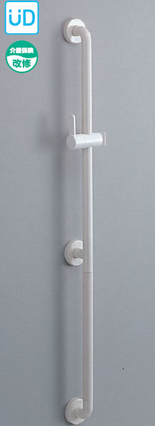 TOTO 風呂場用水栓金具 TS135GY12N#SC1 (ハンガー部:右) シャワー境界線の外側物の具 室内装飾・赤ちょうちん セーフティ手合い 長さ1200粍【完全無欠品】