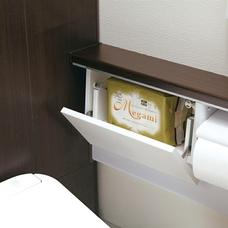 Toto トイレ アクセサリー Uga486a 手元収納 カウンタータイプ専用の収納ボックスです レストルームドレッサー セレクトシリーズ Sサイズ用 Uga486a 手元収納 トイレ スリムタイプc用 Uga486a Nw1 Toto トートー カウンターは付きません 換気扇の激安ショップ