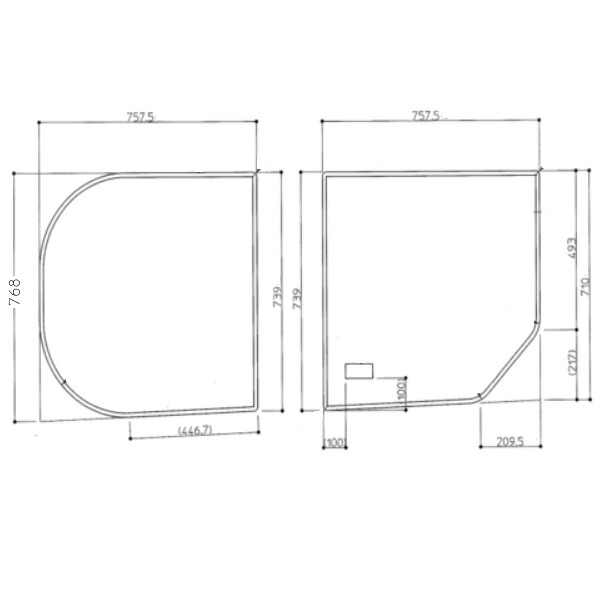 【EKK80060WR2】TOTO  風呂上蓋 1600ラウンド風呂蓋R 部分品 【完全無欠品】