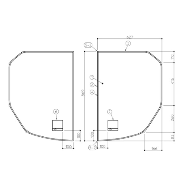 TOTO 一部分 【AFKKS80020RSAA21W】 ＨＤラクかるふた２枚Ｒ 風呂王冠 【文句無し品】 その他-花・ガーデン・DIY