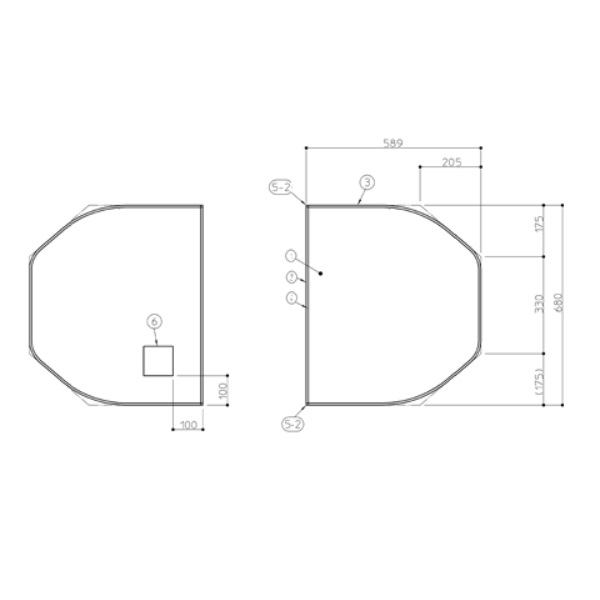 TOTO パーツ 【AFKKS84092KSAA21W】 ＷＢラクかるふた２枚 風呂ふた 【純正品】