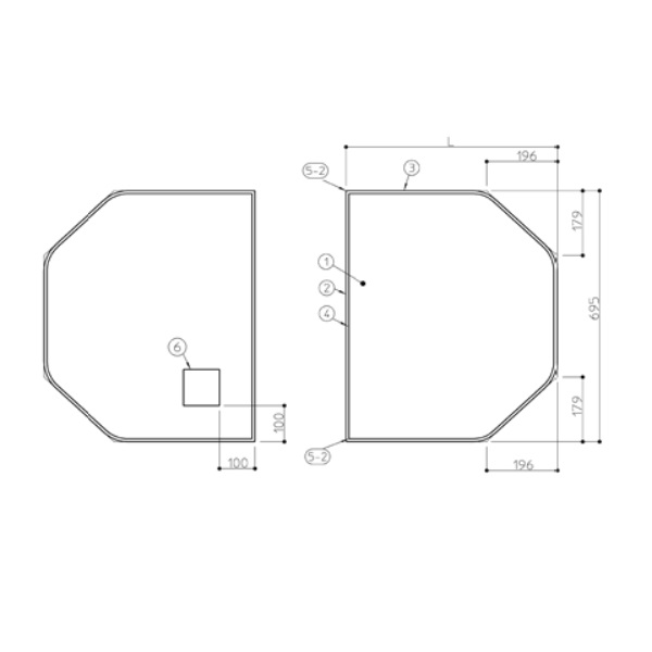 TOTO パーツ 【AFKKS84106KSAA21W】 WBラクかるふた2枚 風呂ふた 【純正品】|換気扇の激安ショップ プロペラ君
