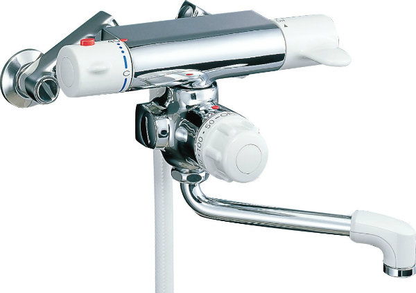 INAX LIXIL リクシル 浴室用水栓金具 シャワーバス水栓浴槽・洗い場兼用 サーモスタット付シャワーバス水栓エコフルスプレーシャワー ミーティス BF-M140TSD BFM140TSD【純正品】|換気扇の激安ショップ プロペラ君
