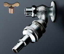 TOTO 水栓金具 T28KUNH13 (一般地・寒冷地共用) キー式散水栓 差し込み式 [13mm/節水こま/逆止弁/カップリング/キー式]【純正品】 7,978円