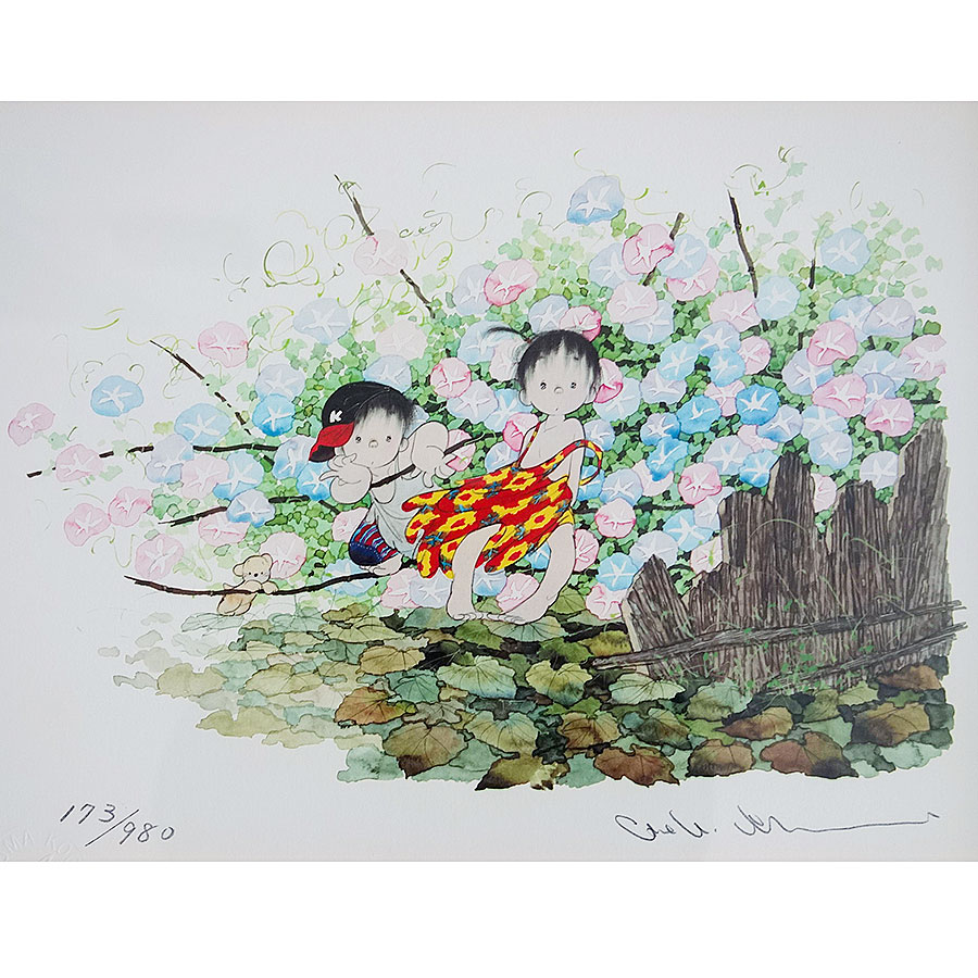 額装詩「夏」