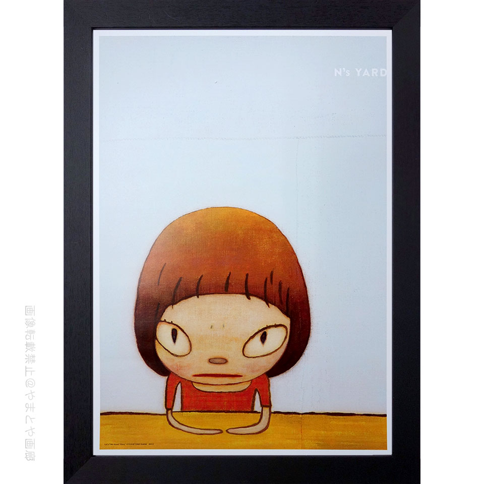 奈良美智 ポスター物量 Let S Talk About Glory オフセット印すポスター 謄本イラスト 額装済み 額跡供 A3大きさ N S Yard 最近芸術 今めかしい美術 小女郎 真作證券 Bluemasscosmetic Com