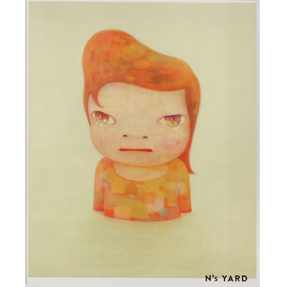 奈良美智 ポスター額 ブランキー Blankey オフセット印刷ポスター 複製画 額装済み 額付き サイズ N S Yard 現代美術 モダンアート 女の子 真作保証 Movilesgarcia Com