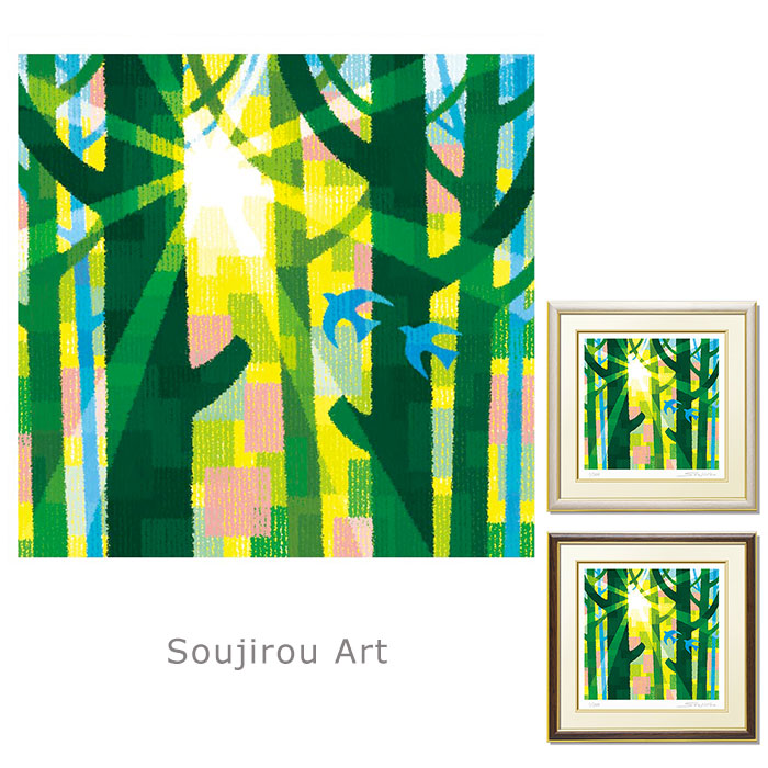 楽天市場】ガラス絵 野中勝 「お話し」 F0号 額付き 人物画 硝子