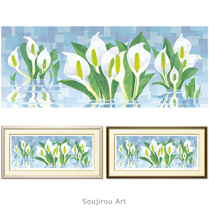 楽天市場】絵画 星野恒隆 水彩画 『カンパニュラ』 花 静物 優しい