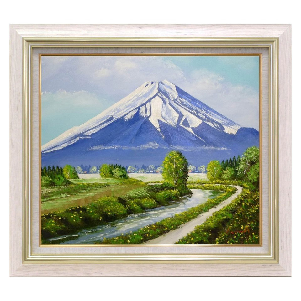品質一番の 油彩画 富士 丹羽勇 F10号 Bks Iop 富士山 山岳 肉筆 風景画 油絵 新品 額付き 真筆 油彩画 Www Icaroexpress Com Br