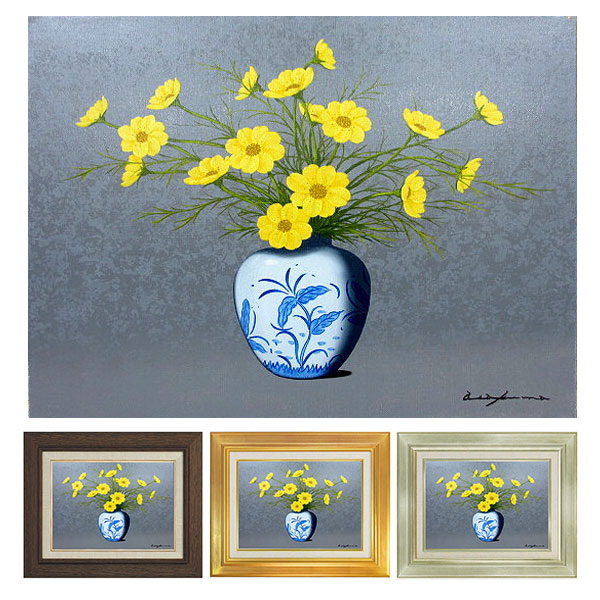 楽天市場】百合 絵画 花 油絵 油彩画 小室浩 「箱根百合」 額