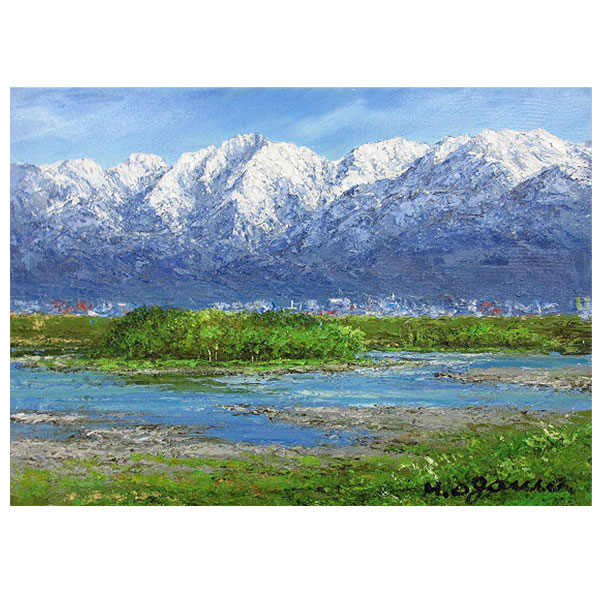 楽天市場】油彩画 小林幸三 「常念岳」 F6号 額入り 油絵 風景画 楽天市場】油彩画 小林幸三 「常念岳」 F6号 額入り 油絵 風景画